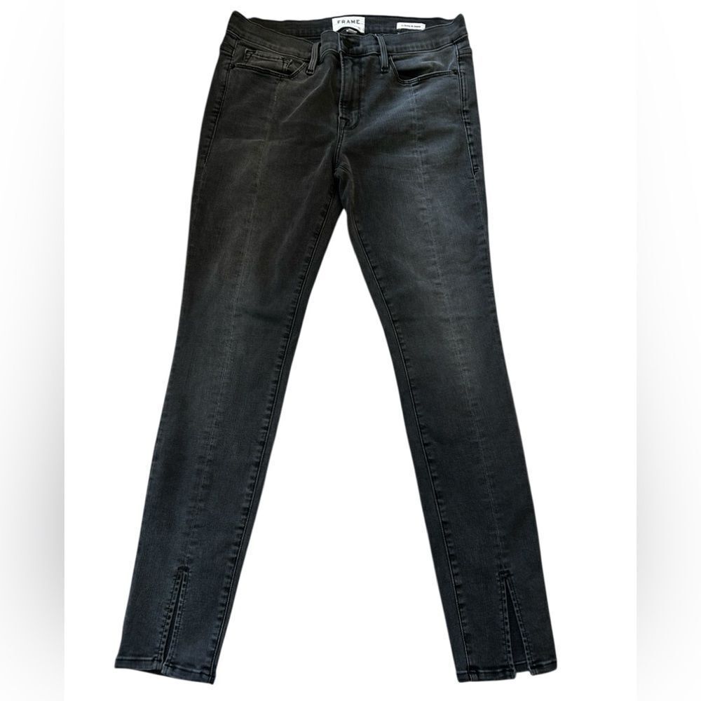 Frame Denim Black Skinny Jeans for Women